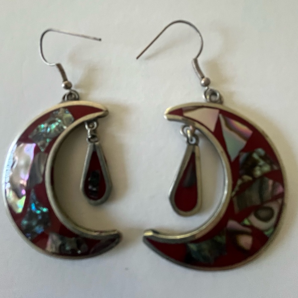 MEXICO ABALONE SHELL EARRINGS